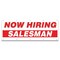 Signmission Now Hiring Salesman Banner Apply Inside Accepting Application Single Sided B-120-30302 - alternate 1